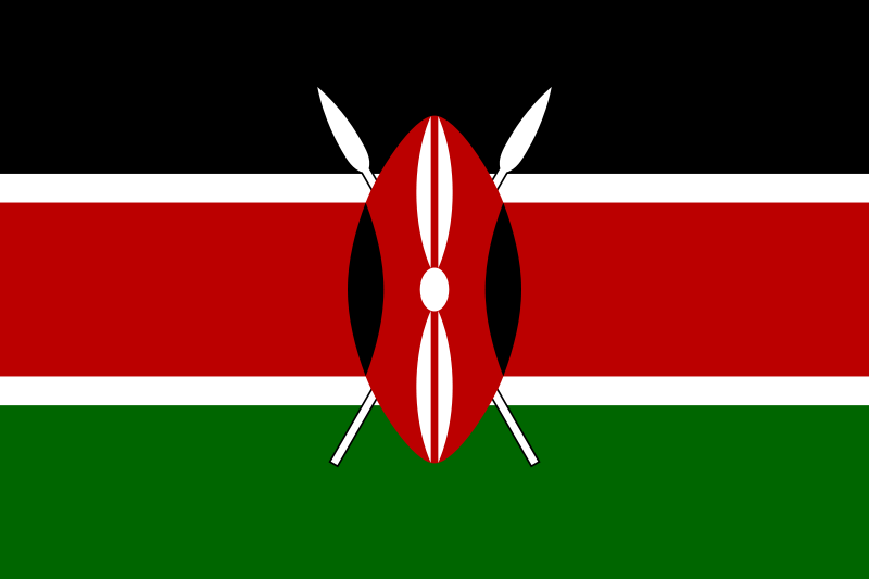 resa till Kenya, kenya flagga