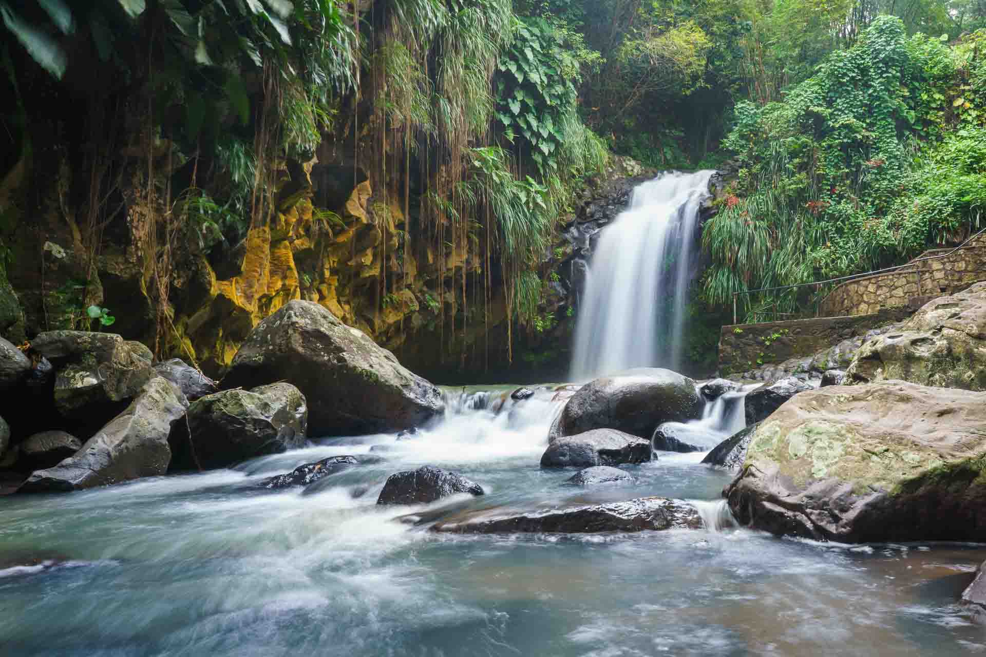 Vattenfall på Grenada